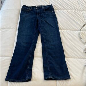 Citizens Of Humanity Dark Blue Straight Leg Jeans 25